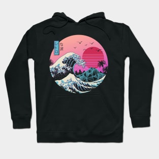 The Great Retro Wave Front and Back Print Hoodie